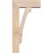Ekena Millwork Legacy Block Smooth Bracket w/ Offset Brace, Douglas Fir, 5 1/2"W x 14"D x 26"H BKT0604X14X26LEC05SDF - alternate 4